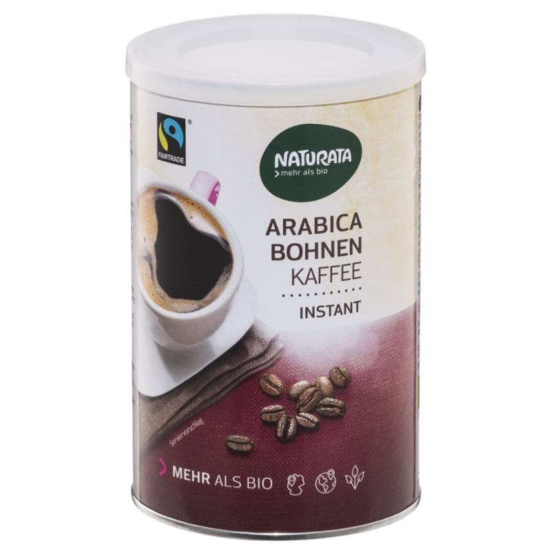 Bio Arabica Bohnenkaffee, instant von Naturata