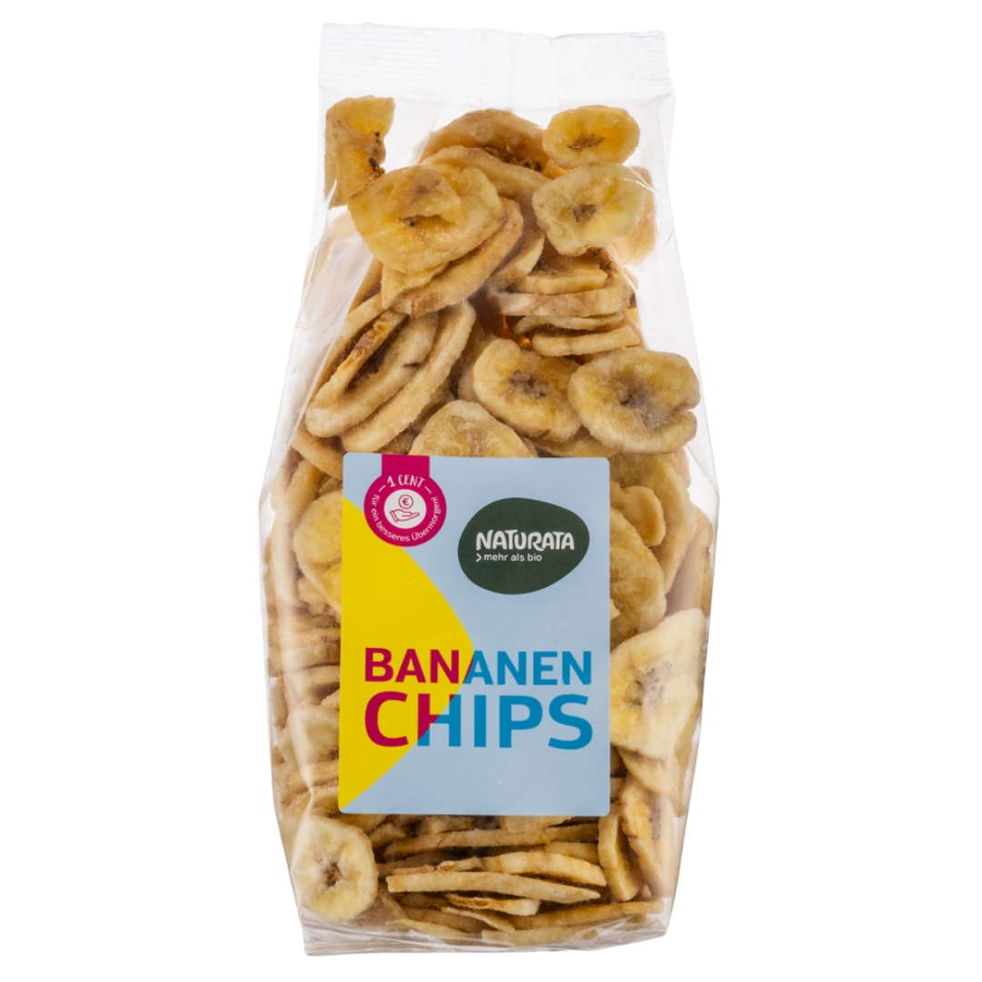 Bio Bananenchips, frittiert von Naturata