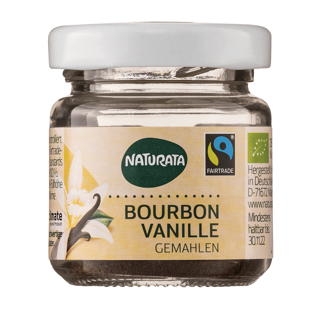 Bio Bourbon-Vanille, gemahlen von Naturata