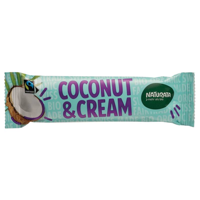 Bio Coconut & Cream Schokoriegel von Naturata