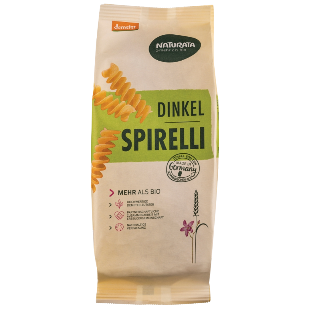 Bio Dinkel hell Spirelli von Naturata