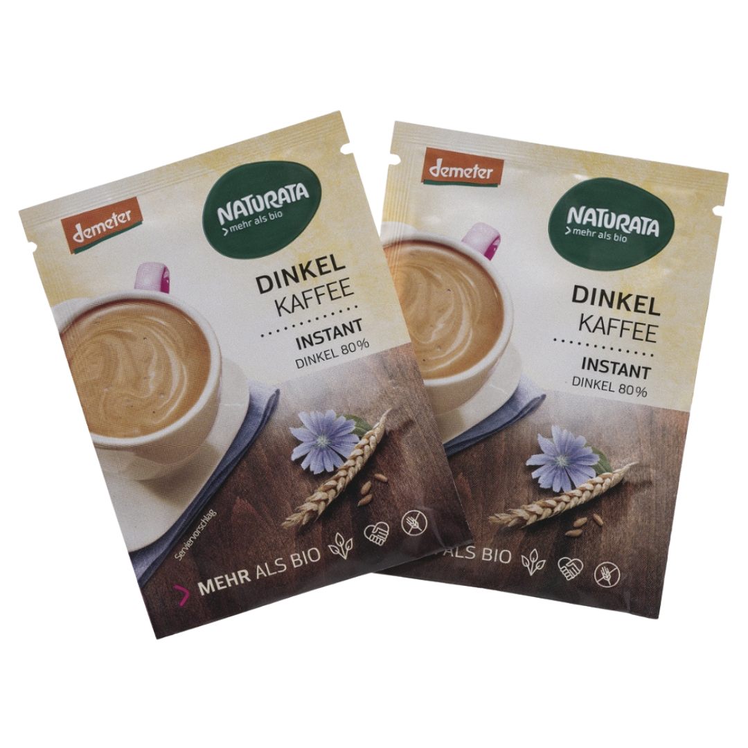 Bio Dinkelkaffee, instant, Portionsbeutel von Naturata