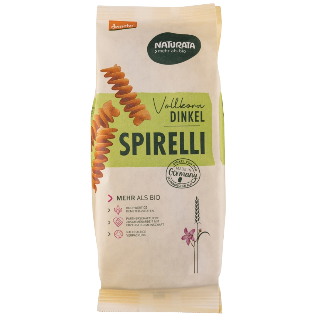 Bio Dinkelvollkorn Spirelli von Naturata