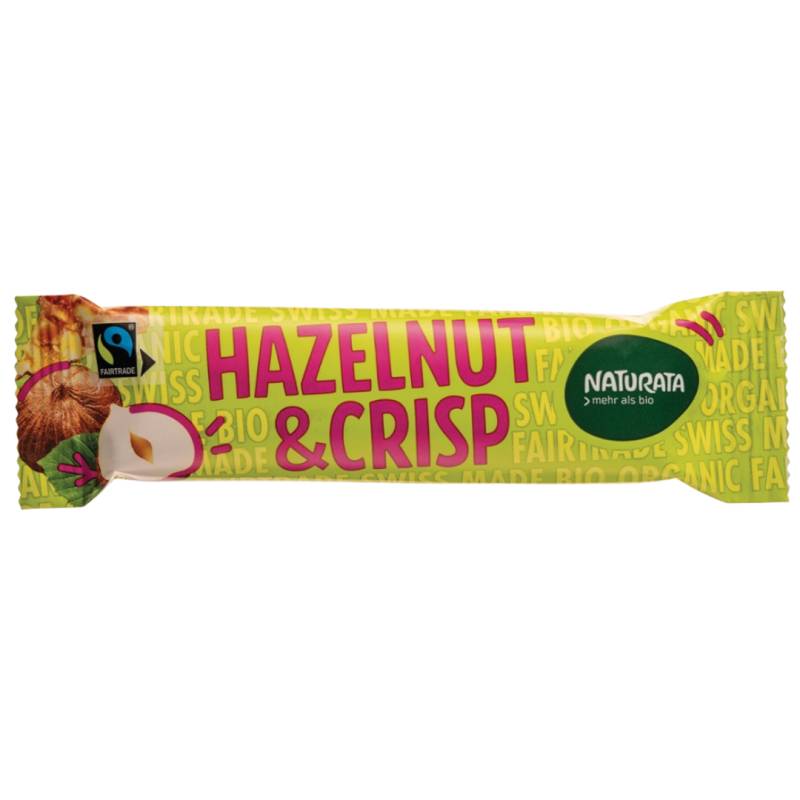 Bio Hazelnut & Crisp Schokoriegel von Naturata