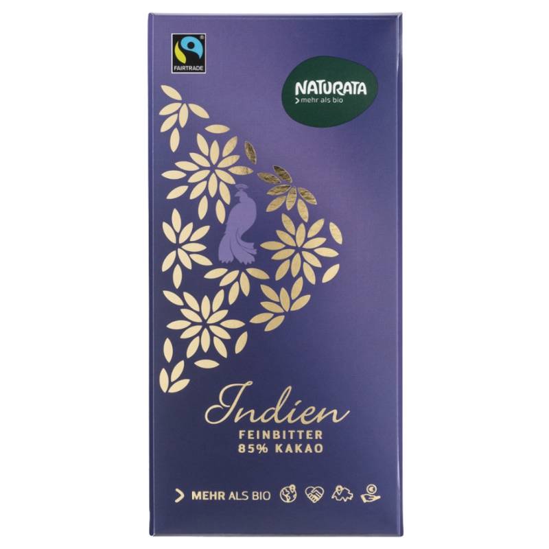 Bio Indien Feinbitter 85% von Naturata