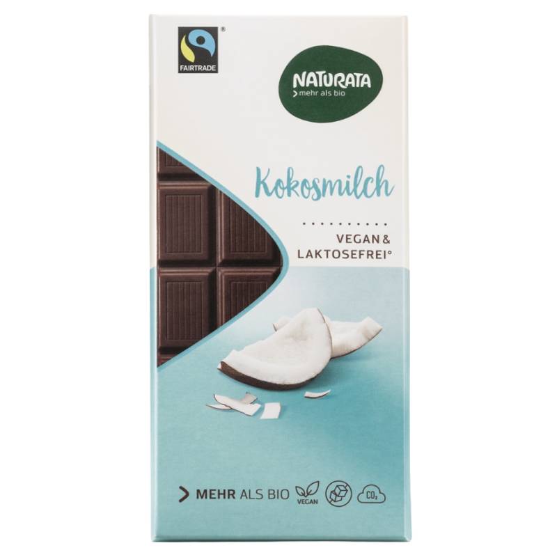 Bio Kokosmilch Schokoladenkuvertüre, vegan von Naturata