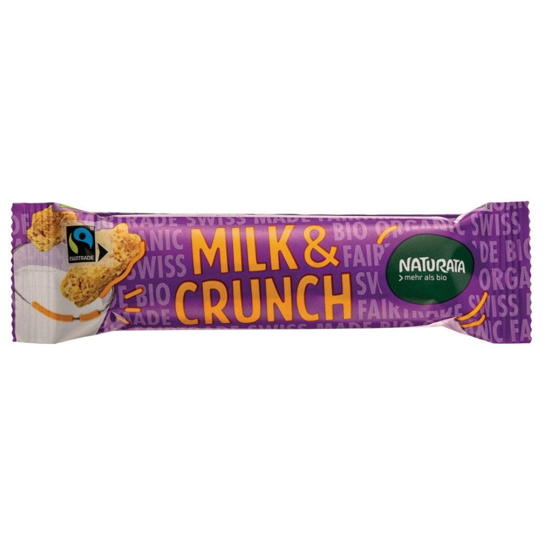 Bio Milk & Crunch Schokoriegel von Naturata