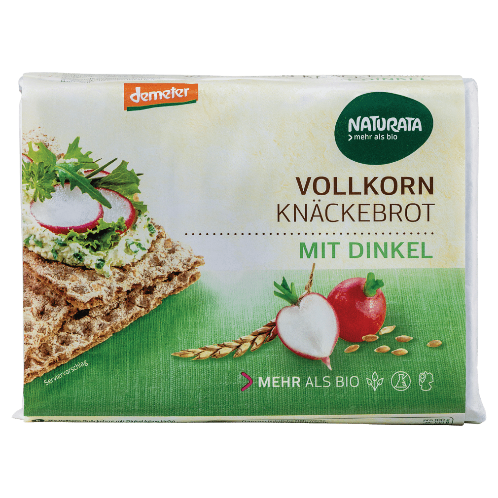 Bio Vollkorn-Knäckebrot mit Dinkel von Naturata