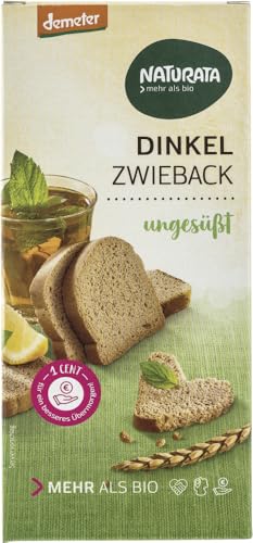 Dinkel-Zwieback, ungesüßt 12 x 150 gr von Naturata