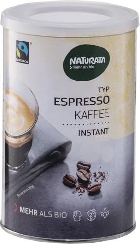 Espresso Bohnenkaffee, instant, Dose 18 x 100 gr von Naturata