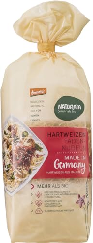 Fadennudeln, Hartweizen hell 12 x 250 gr von Naturata