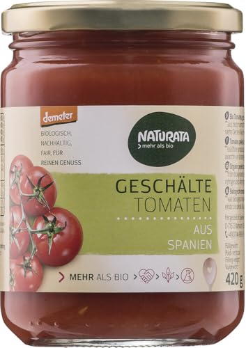 Geschälte Tomaten in Tomatensaft 18 x 420 gr von Naturata