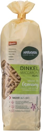 Maccaroni kurz, Dinkel hell 18 x 500 gr von Naturata