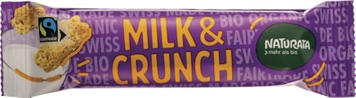 Milk & Crunch Schokoriegel 18 x 33 gr von Naturata