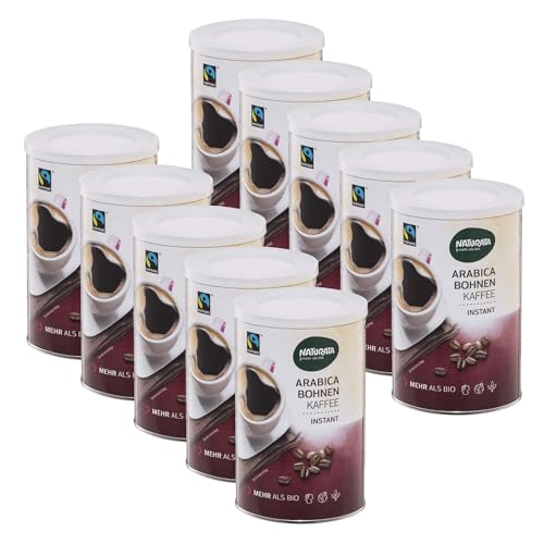 NATURATA Arabica Bohnenkaffee, instant, 10x 100g von Naturata