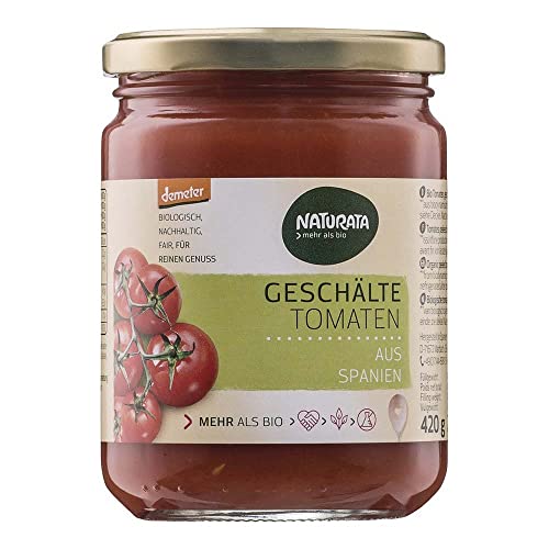 Natura Geschälte Tomaten, 420 g von NATURATA mehr als bio