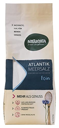 Naturata Bio Atlantik Meersalz, fein (6 x 500 gr) von Naturata