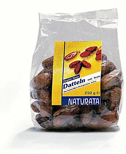 Naturata Bio Datteln mit Stein, Deglet Nour (1 x 250 gr) von Naturata