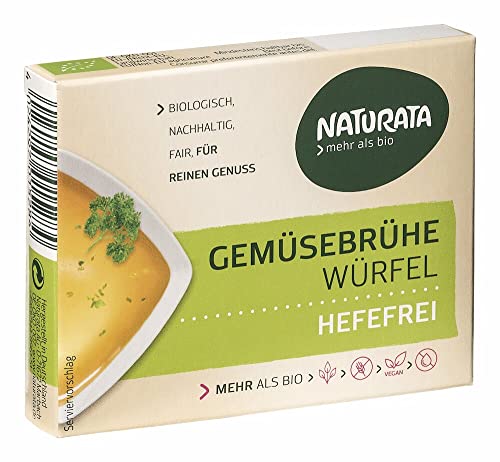 Naturata Bio Gemüse-Brühwürfel hefefrei, ohne Palmöl (2 x 72 gr) von Naturata