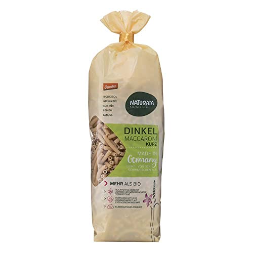 Naturata Bio Maccaroni kurz, Dinkel hell (1 x 500 gr) von NATURATA mehr als bio