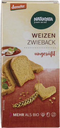 Weizen-Zwieback, ungesüßt 1 x 150 gr von Naturata