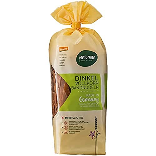 Naturata Demeter Dinkel-Vollkorn-Bandnudeln, 500 g von Naturata