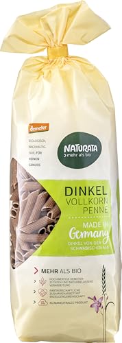 Naturata Demeter Dinkel-Vollkorn-Penne, 9 x 500g von Naturata