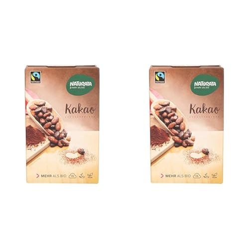 Naturata Kakaopulver, schwach entölt (125 g) - Bio (Packung mit 2) von Naturata