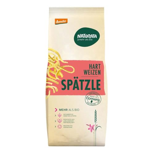 Naturata Spätzle, hell, 500g, 2er Pack (2) von Naturata