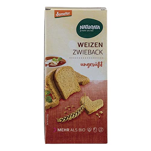 Naturata Weizen-Zwieback ungesüßt, demeter 150g von Naturata