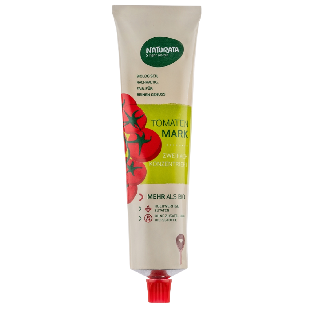 Tomatenmark, zweifach konzentriert 28-30 %, Tube von Naturata