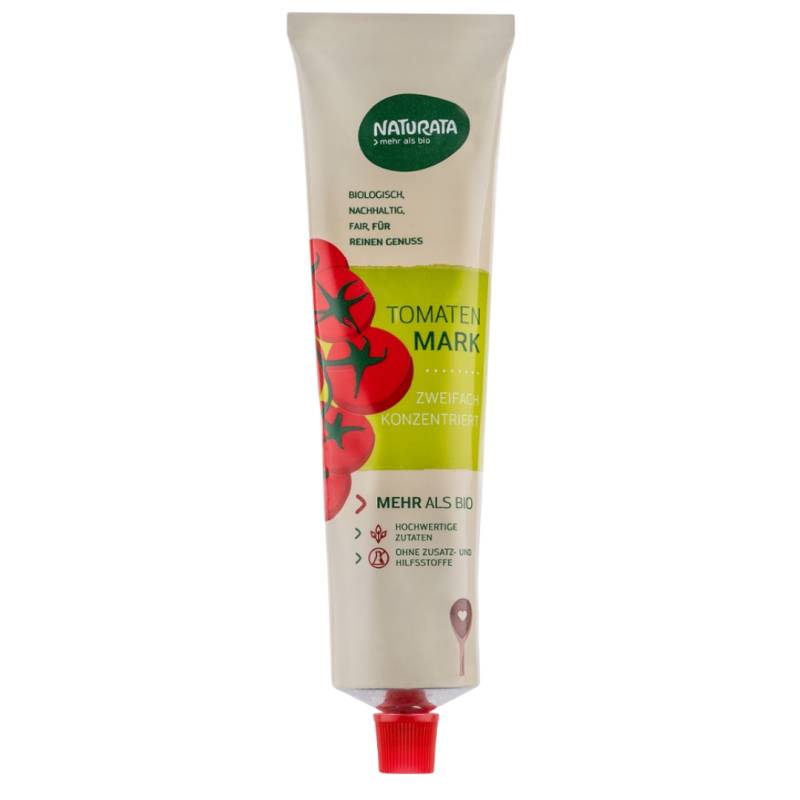 Tomatenmark, zweifach konzentriert 28-30 %, Tube von Naturata