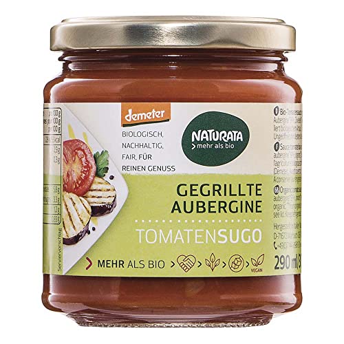 Tomatensugo mit gegrillter Aubergine von Naturata