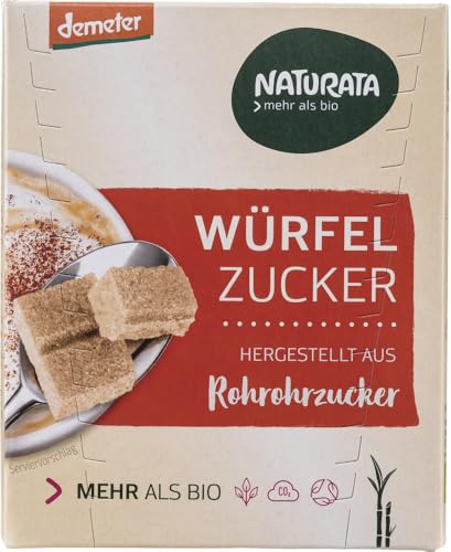 Würfelzucker aus Rohrohrzucker 18 x 500 gr von Naturata