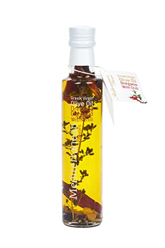 Nature Blessed Mediterrane Aromen Extra Natives Olivenöl mit Oregano & Chili, 250 ml von Nature Blessed