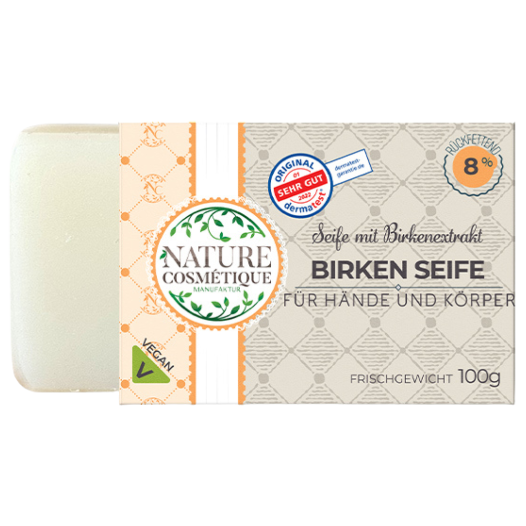 Birken Seife mit echtem Birkenextrakt von Nature Cosmétique