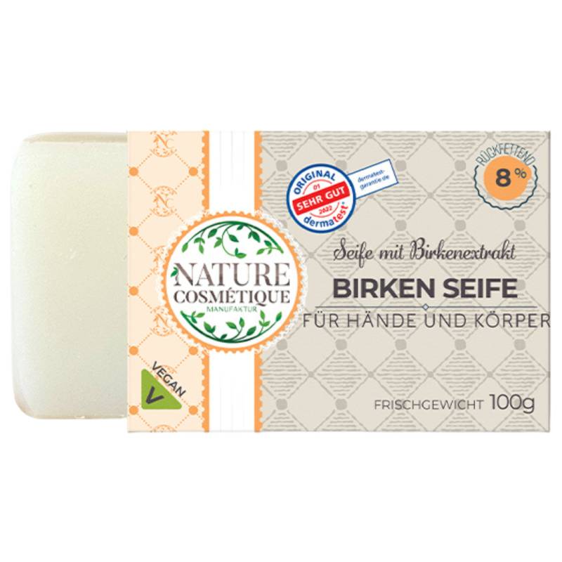 Birken Seife mit echtem Birkenextrakt von Nature Cosmétique