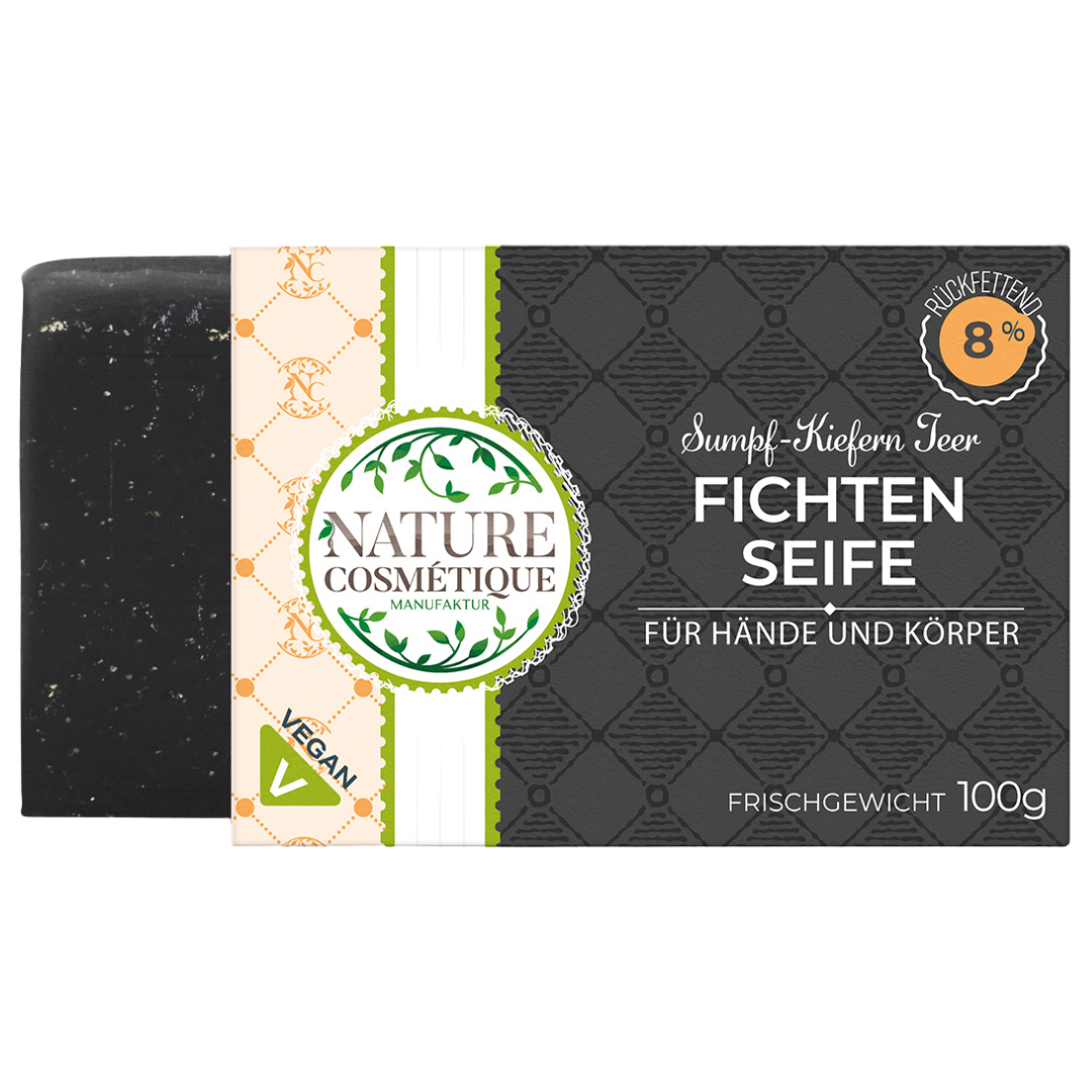 Fichten Seife mit Sumpf-Kiefern Teer von Nature Cosmétique