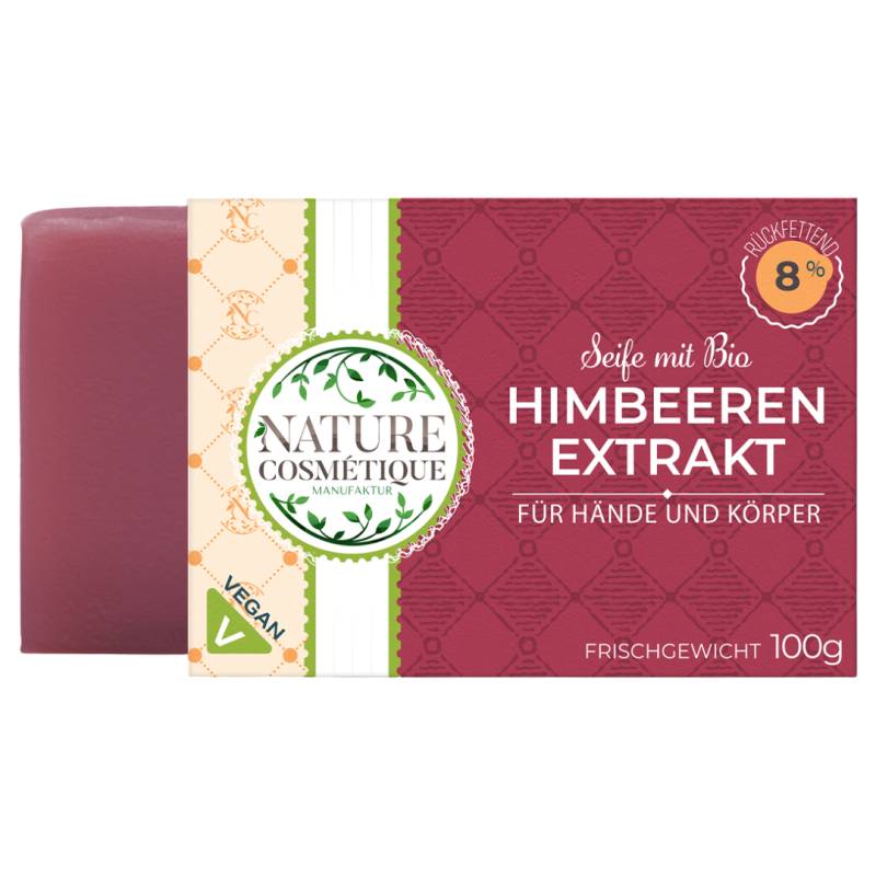 Wildberry Seife mit Himbeerkern CO2 Extrakt von Nature Cosmétique