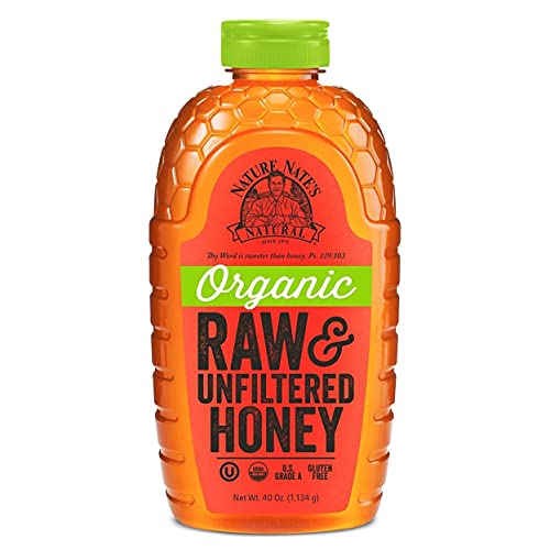 100% Organic Pure Raw & Unfiltered Honey (40 oz.) von Nature Nate's