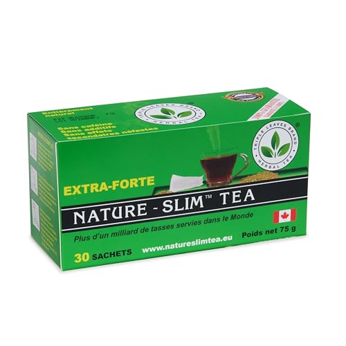 Nature Slim Tea Extra Strength – Schlankmachender Kräutertee mit reinigender Wirkung – Detox-Tee, verbessert die Verdauung und fördert die Gewichtsabnahme – natürliche Inhaltsstoffe (30 Teebeutel) von Nature Slim Tea