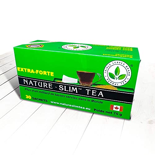 Nature Slim Tea Extra Strength – Schlankmachender Kräutertee mit reinigender Wirkung – Detox-Tee, verbessert die Verdauung und fördert die Gewichtsabnahme – natürliche Inhaltsstoffe (90 Teebeutel) von Nature Slim Tea