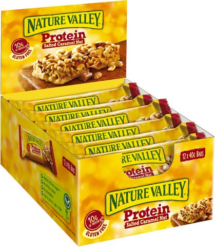 NATURE VALLEY™ Proteinriegel, Salted Caramel Nut, 12 x 40 g, Sie erhalten 12 Stück von Nature Valley