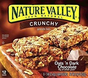 Nature Valley Crunchy Granola Bars Oats 'N Dark Chocolate 42,2 g, 3 Stück von Nature Valley