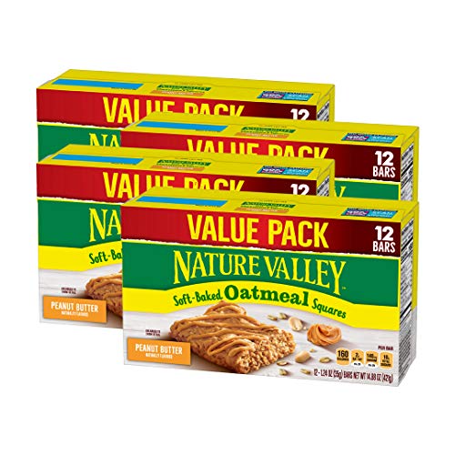 Nature Valley Soft-Baked Oatmeal Squares Peanut Butter, 4Count von Nature Valley