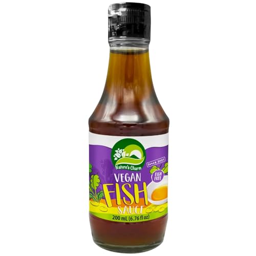 Nature's Charm vegane Fischsauce, zum Würzen und Verfeinern, 1 x 200 ml von Nature's Charm