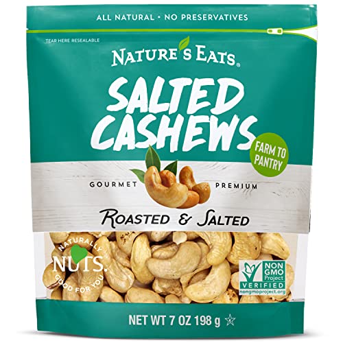 Nature's Eats Cashews geröstet gesalzen, 200 ml von Nature's Eats