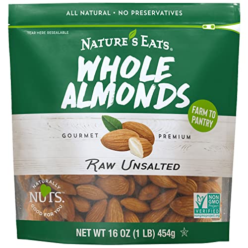 Whole Natural Almonds, 16 Oz von Nature's Eats