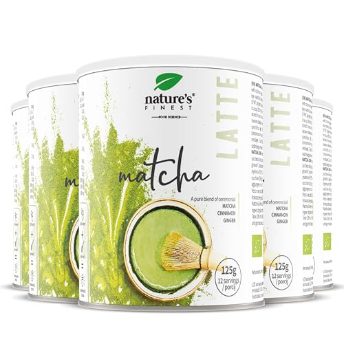 Nature's Finest by Nutrisslim MATCHA CHAI LATTE - Cremiger Chai Latte – Alternative zum Kaffee – Unterstützt Verdauung und Blutzuckerspiegel – Mit natürlichen Aromen von Nature's Finest by Nutrisslim