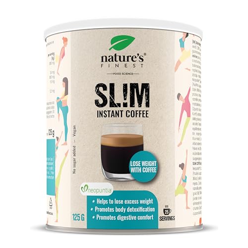 Nature's Finest by Nutrisslim Sl!m Coffee - Aromatischer Kaffee Zur Unterstützung Des Abnehmstoffwechsels – Mit Guarana Und Artischockenextrakt Für Ihre Ketogene Diät von Nature's Finest by Nutrisslim